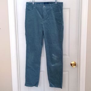 Talbots high waist straight leg corduroy pants